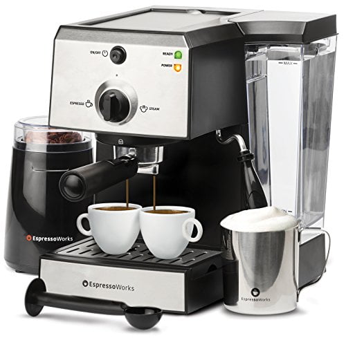 EspressoWorks All-In-One Cappuccino & Espresso Machine