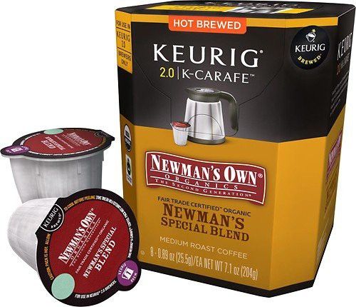 Keurig 2.0 Newmans Own Special Blend K-carafe Packs (8)