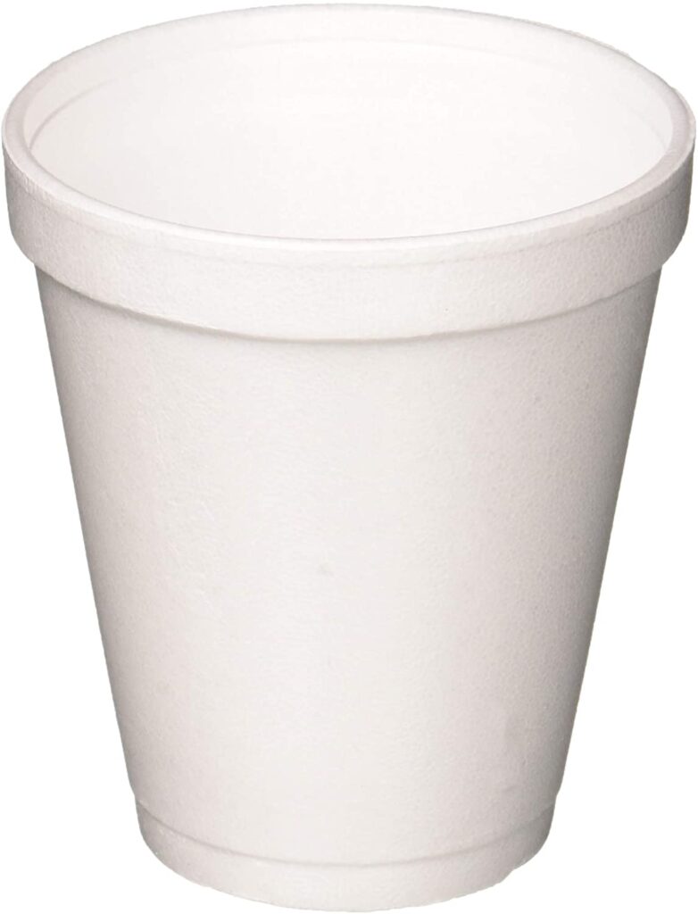 Styrofoam cup