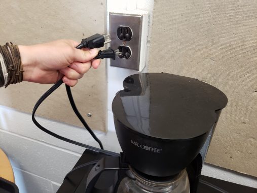 Unplug Coffee Maker