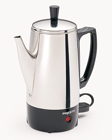 Presto 6-Cup Stainless-Steel Coffee Percolator