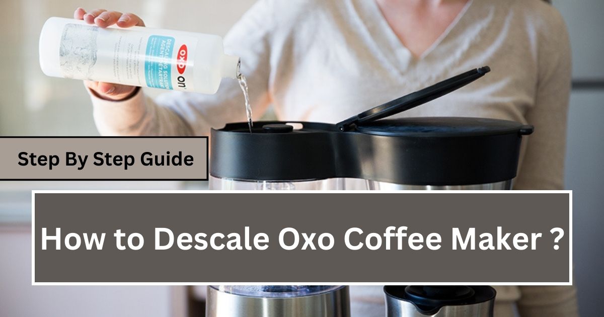 How to Descale Oxo Coffee Maker A Comprehensive Guide